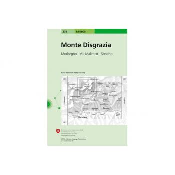 SWISSTOPO Landkarte 278 Monte Disgrazia 1:50'000