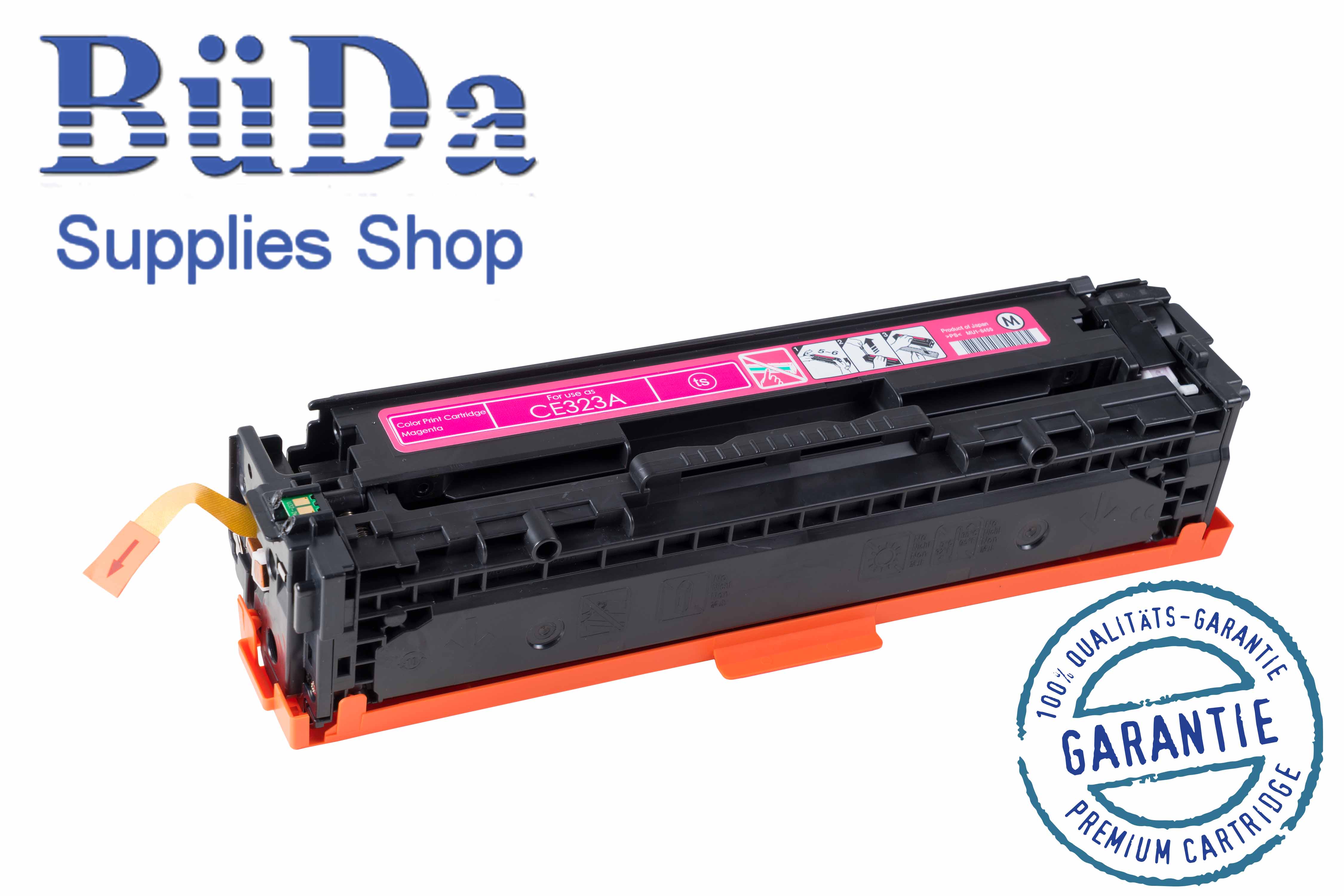 Hausmarke Toner-Modul komp. zu CE323A / 128A magenta 1300 Seiten