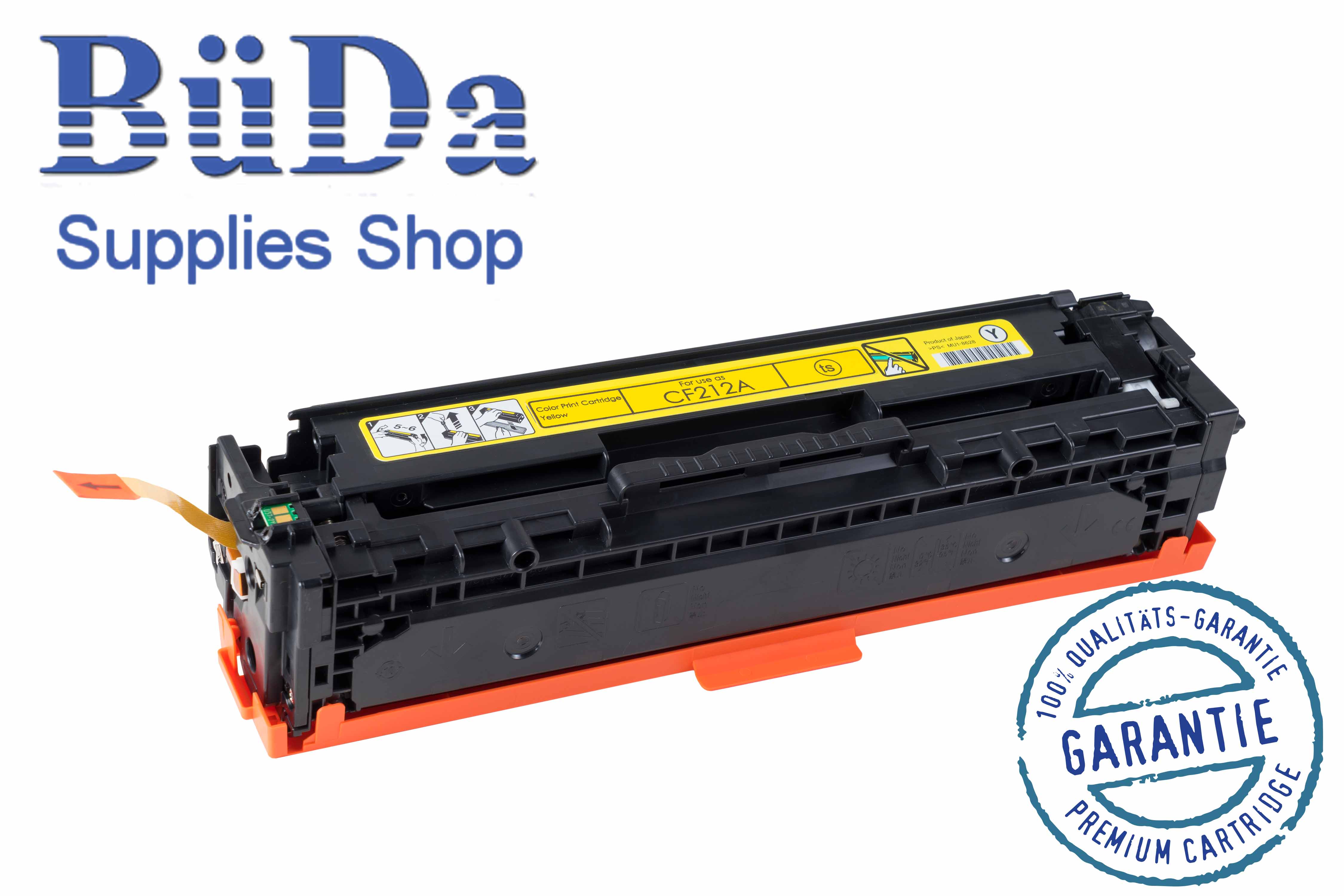 Hausmarke Toner-Modul komp. zu CF212A / CRG 731Y yellow 1800 Seiten