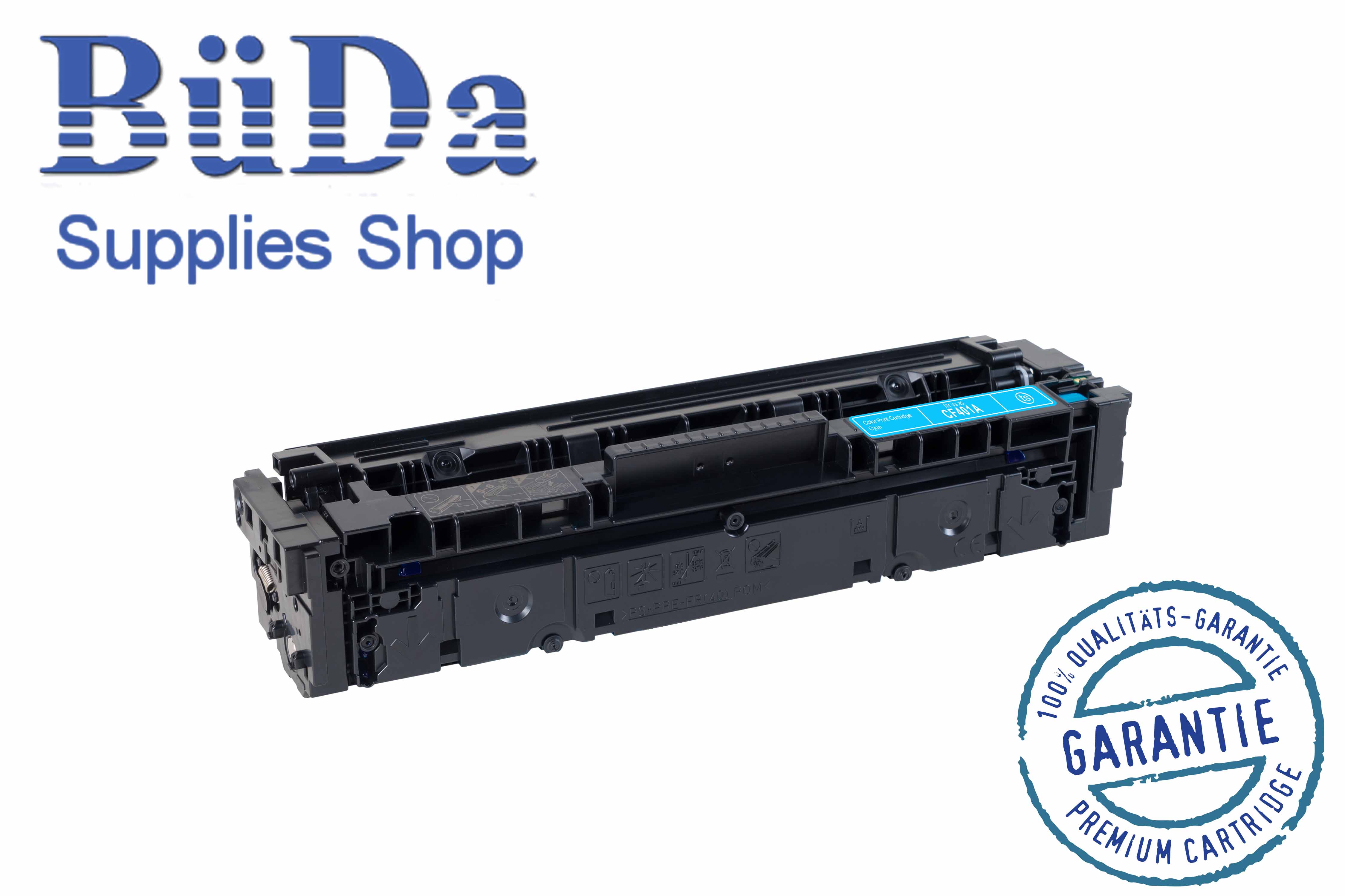 Hausmarke Toner-Modul komp. zu CF401A / CRG 045C cyan 1400 Seiten