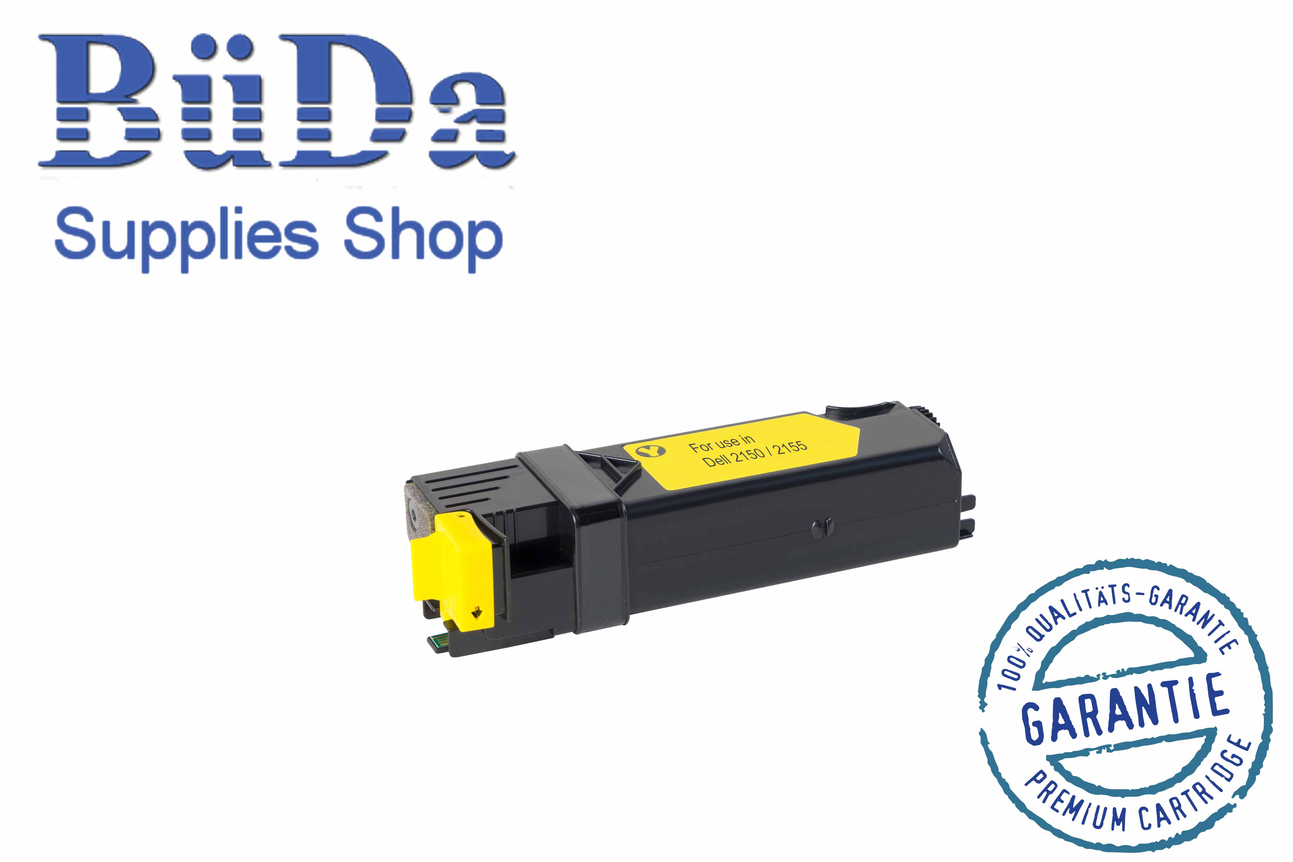 Hausmarke Toner-Modul komp. zu Dell 2150 yellow 2500 Seiten