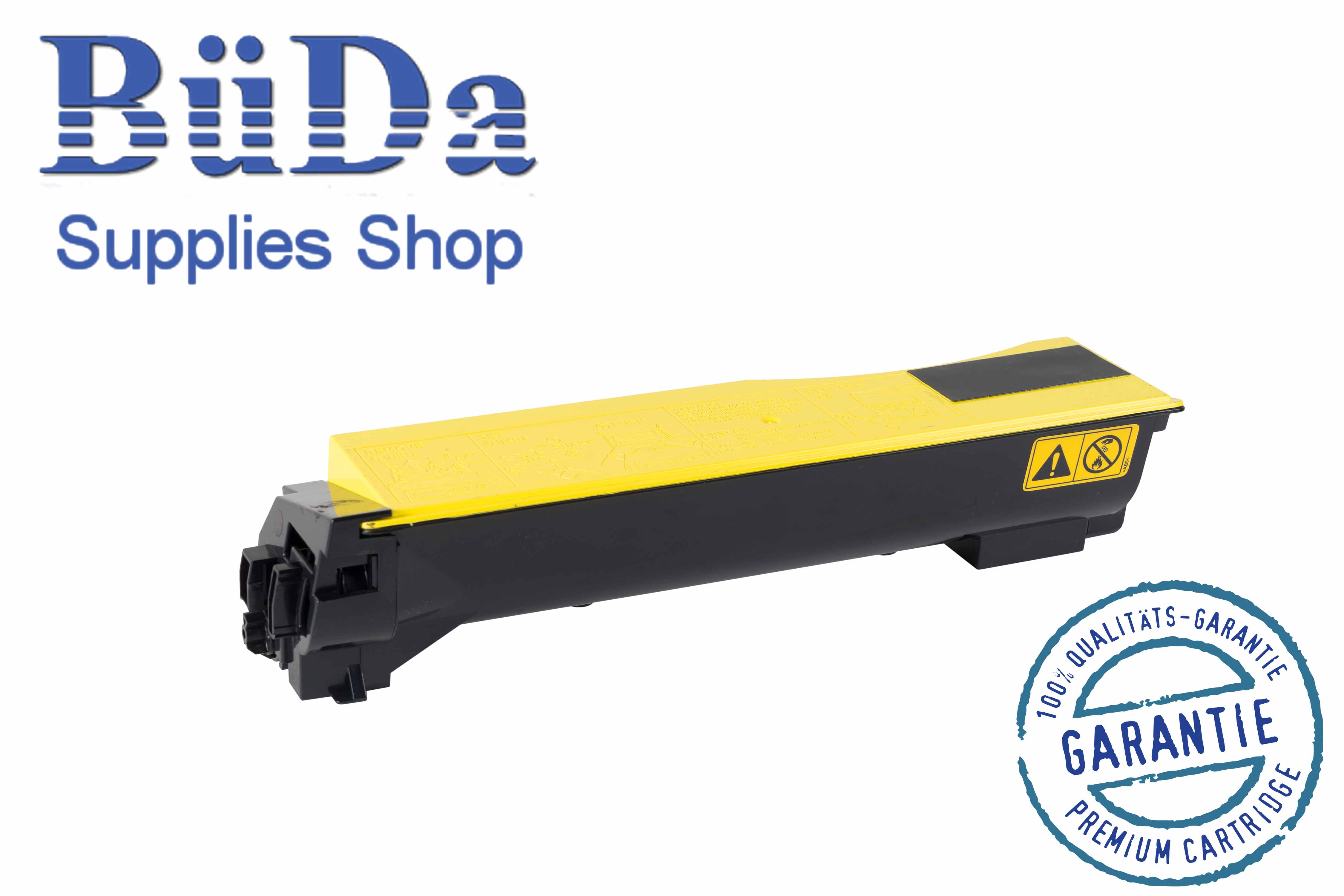 Hausmarke Toner-Modul komp. zu TK-540Y yellow 4000 Seiten