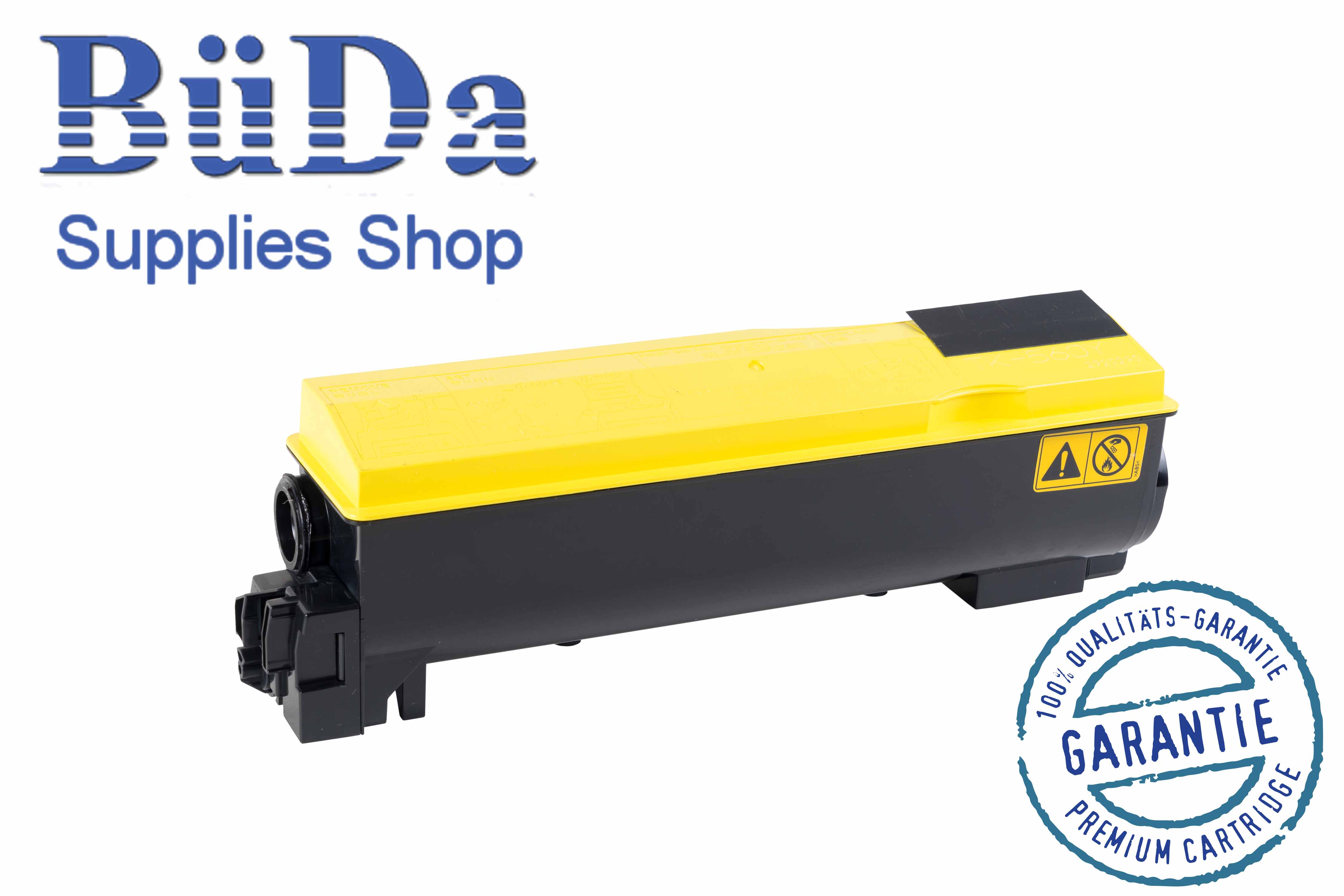 Hausmarke Toner-Modul komp. zu TK-560Y yellow 10000 Seiten