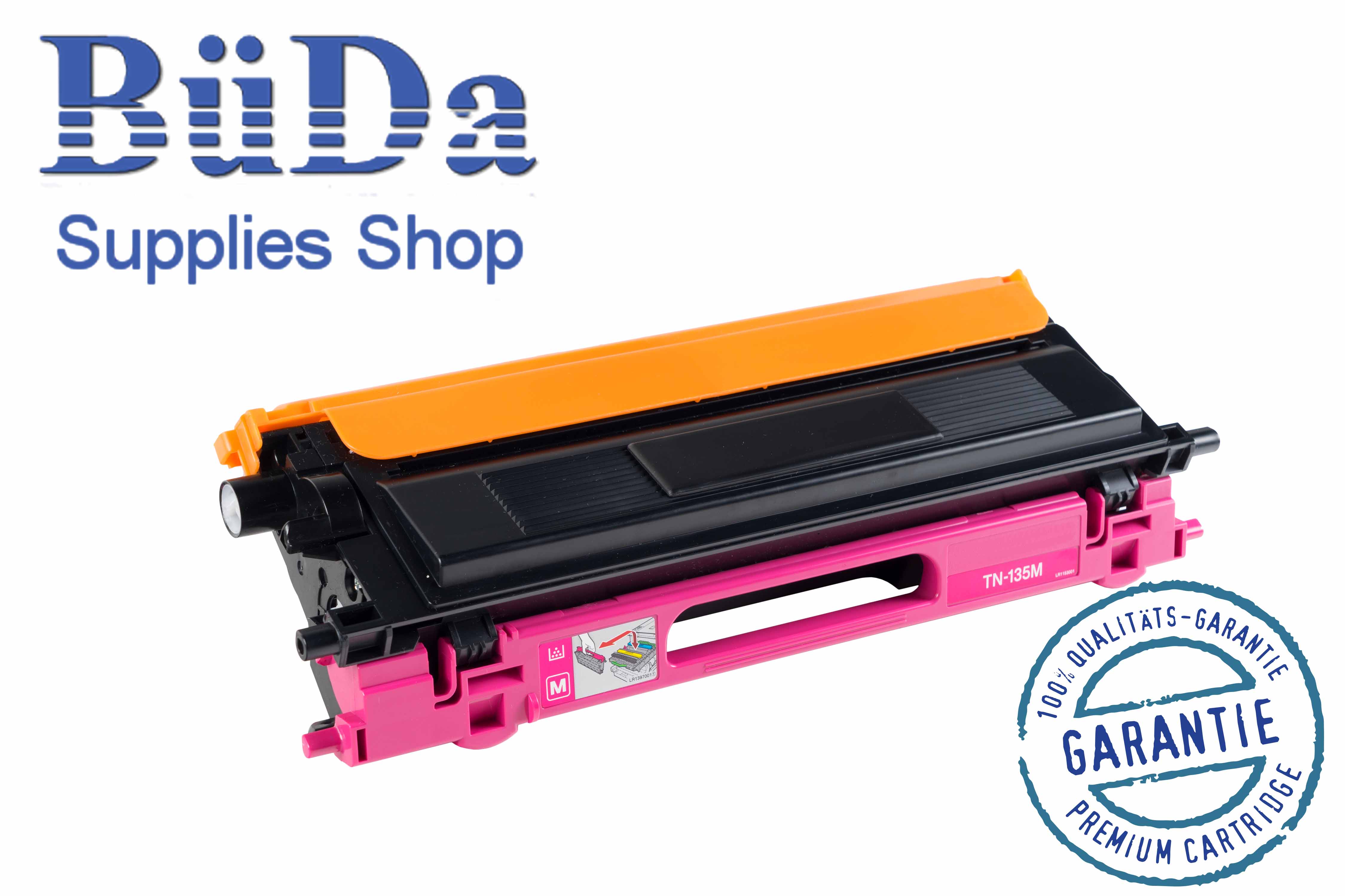 Hausmarke Toner-Modul komp. zu TN-135M magenta 4000 Seiten